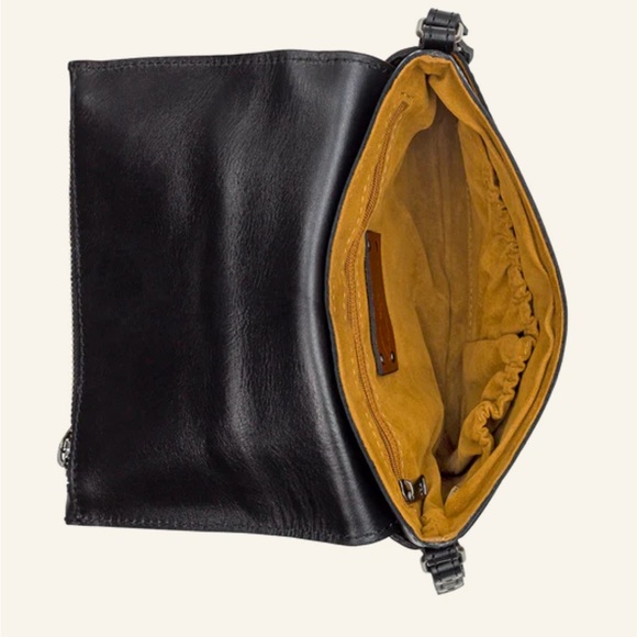 Patricia Nash crossbody bag black leather - Picture 2 of 10